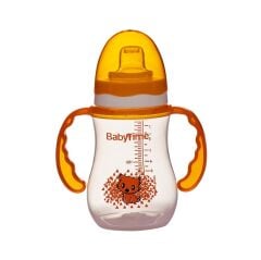 Baby Time Damla Akıtmaz Kulplu Turuncu Bardak - 250ml