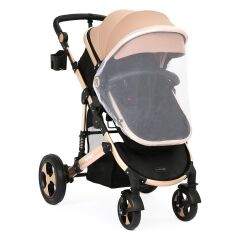 Yoyko Ultimate Travel Sistem Bebek Arabası 3 in 1 Coffee Rose