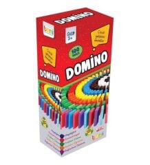 Bemi Oyuncak Doğal Ahşap Domino 100 Parça
