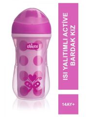 Chicco Isı Yalıtımlı Active Bardak 14 Ay+ 266 ml - Pink