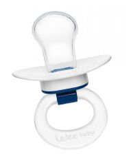 Wee Baby Silikon Desenli Damaklı Emzik No:1(Askılı)