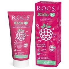 Rocs Junior Ahududu Smoothie 3-7 Yaş Florürsüz Diş Macunu 45 ml