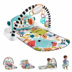 Fisher Price Sesli ve Işıklı Neşeli Hayvanlar Piyanolu Oyun Halısı HWY49