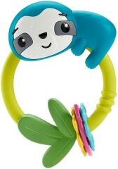 Fisher Price Eğlenceli Dostlar Çıngıraklı Dişlik - Makaralı Tembel Hayvan HJW11-HKD70