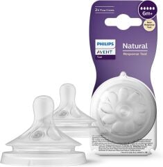 Philips Avent Natural Response 2'li Biberon Emziği, 5 Numara, 6 Ay+