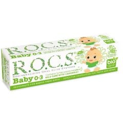 Rocs Baby Papatya Özlü Diş Macunu (0-3Yaş)
